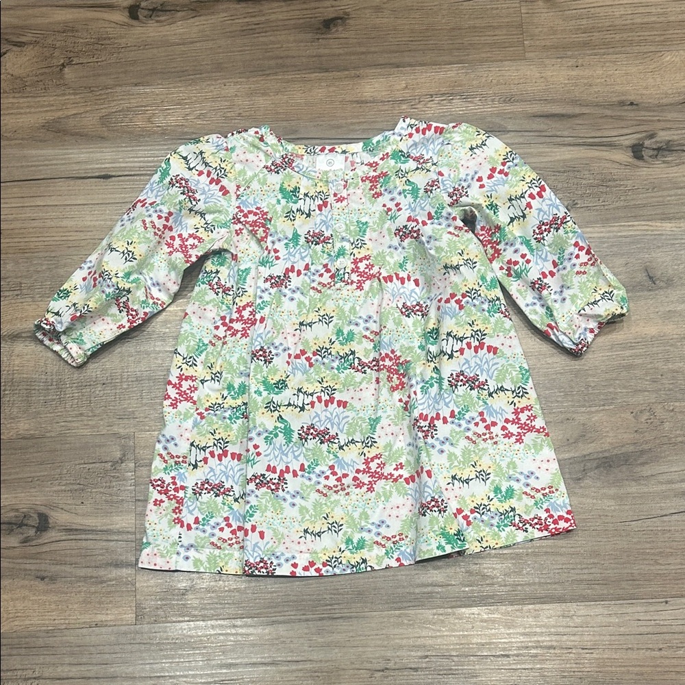 Hanna Andersson Multicolor Floral Kids Blouse